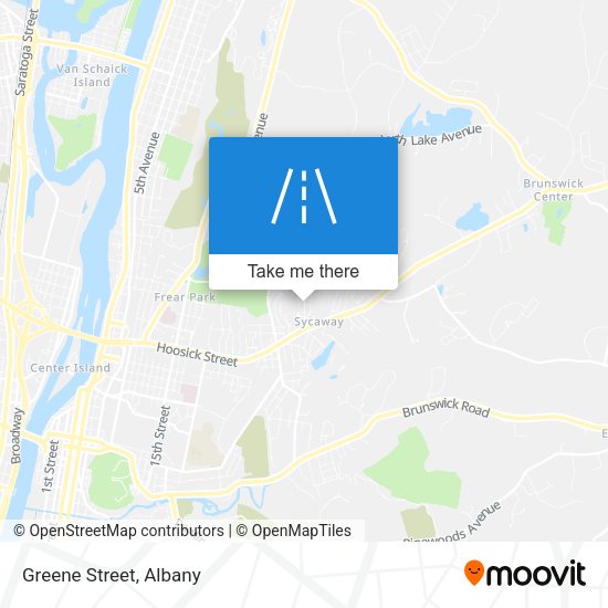 Mapa de Greene Street