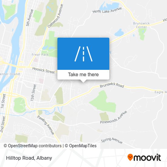 Mapa de Hilltop Road