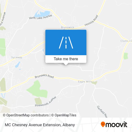 MC Chesney Avenue Extension map