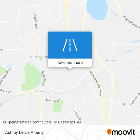 Ashley Drive map