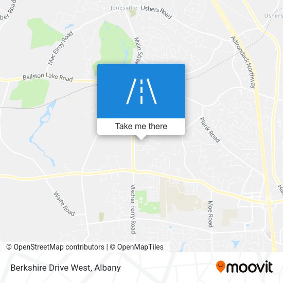 Berkshire Drive West map