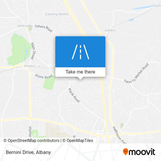 Mapa de Bernini Drive