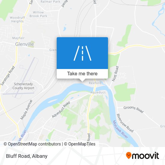 Mapa de Bluff Road