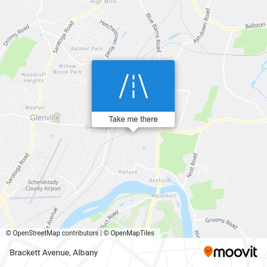 Mapa de Brackett Avenue