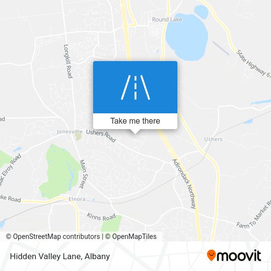 Mapa de Hidden Valley Lane