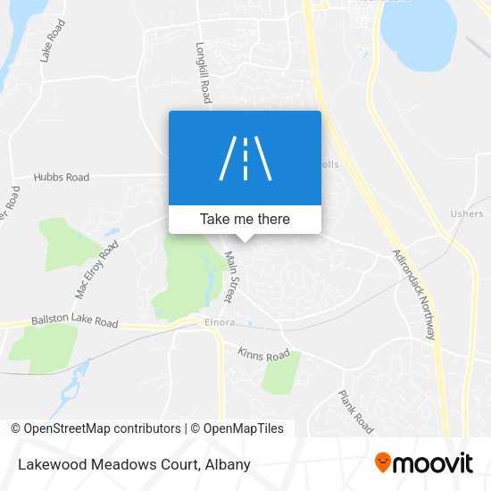 Lakewood Meadows Court map