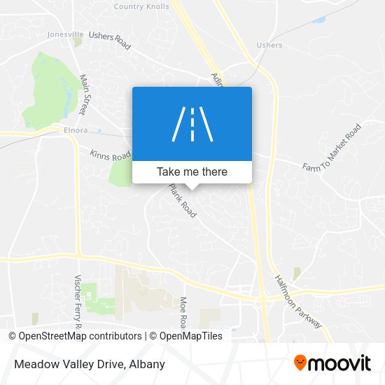 Mapa de Meadow Valley Drive