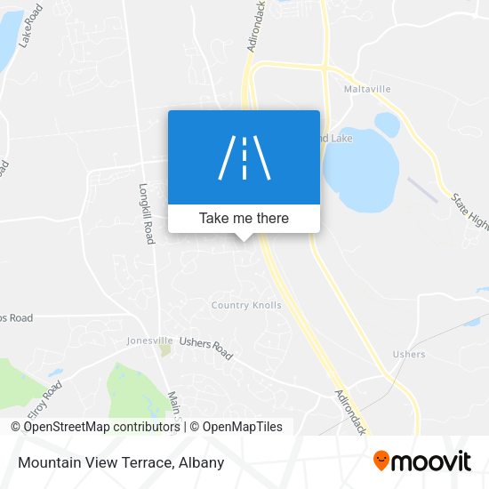 Mountain View Terrace map