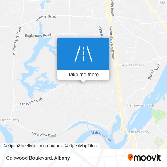Mapa de Oakwood Boulevard