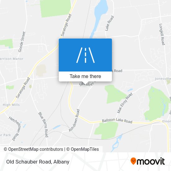 Mapa de Old Schauber Road
