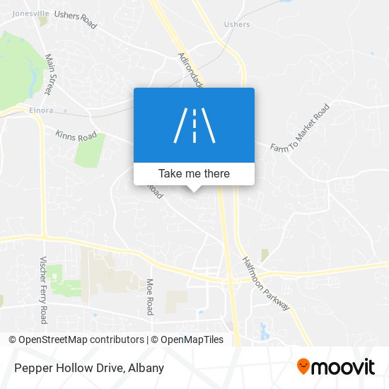 Pepper Hollow Drive map