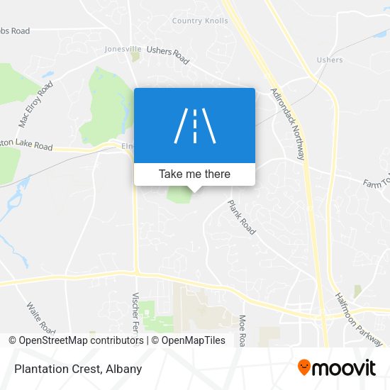 Mapa de Plantation Crest