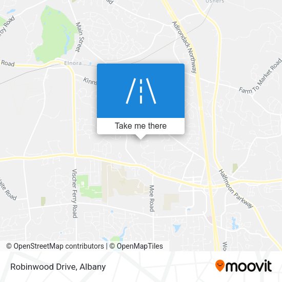 Mapa de Robinwood Drive