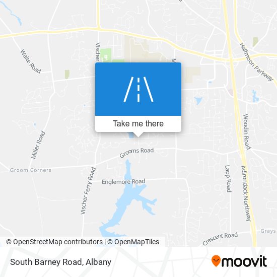 South Barney Road map