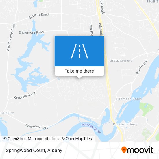 Mapa de Springwood Court