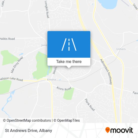 Mapa de St Andrews Drive