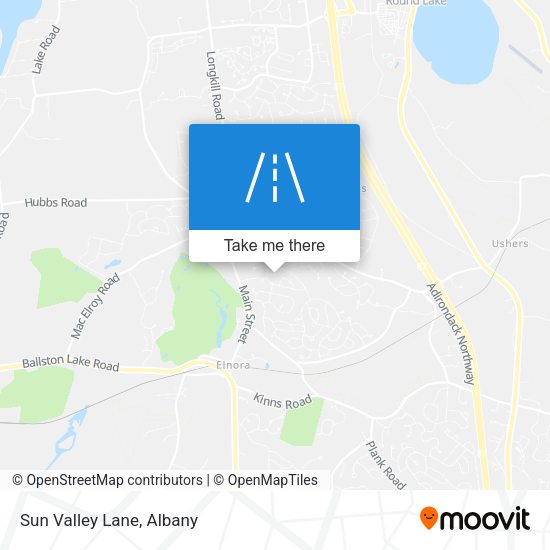 Mapa de Sun Valley Lane