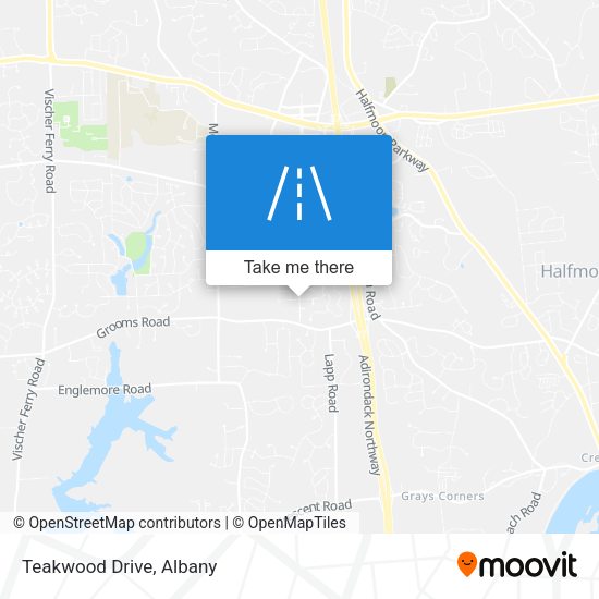 Mapa de Teakwood Drive