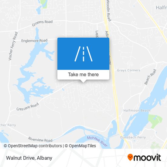 Walnut Drive map