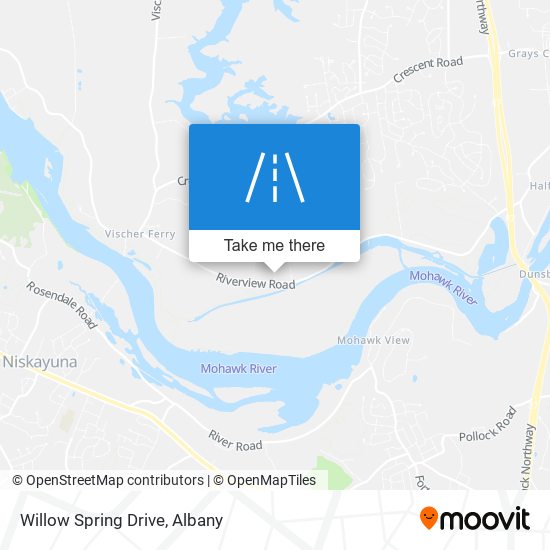 Willow Spring Drive map