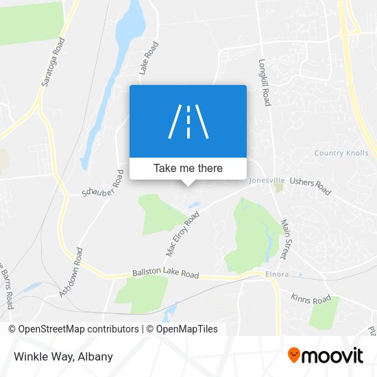 Mapa de Winkle Way
