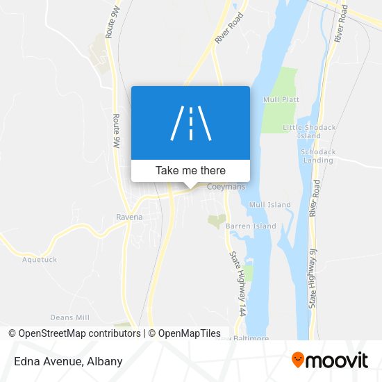Mapa de Edna Avenue
