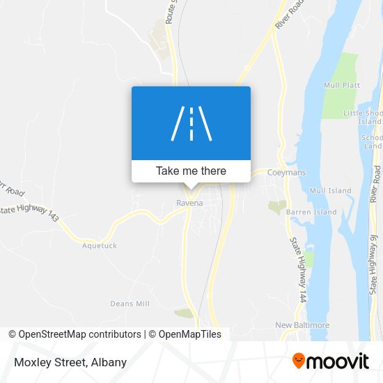 Mapa de Moxley Street