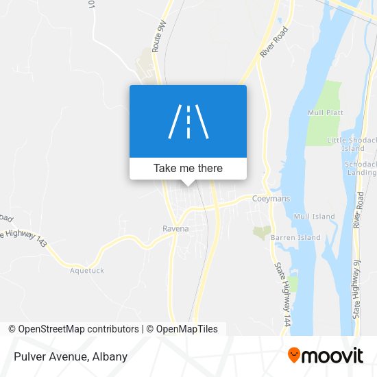 Mapa de Pulver Avenue