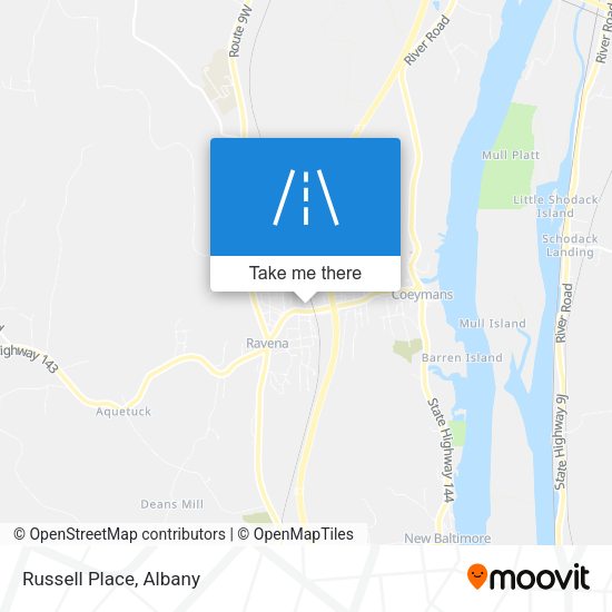 Mapa de Russell Place