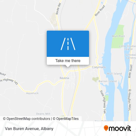 Mapa de Van Buren Avenue
