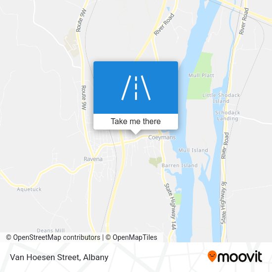 Mapa de Van Hoesen Street