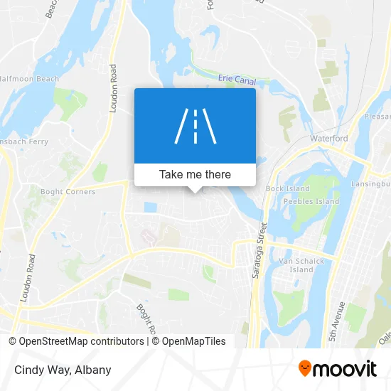 Cindy Way map