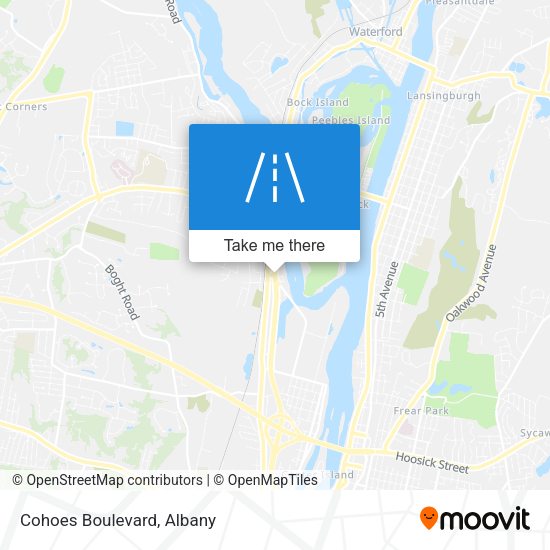 Mapa de Cohoes Boulevard