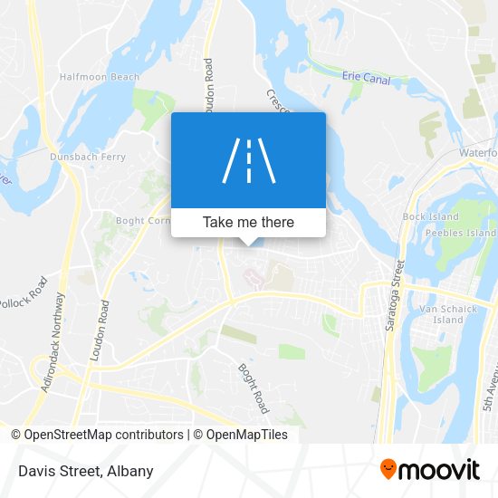 Mapa de Davis Street