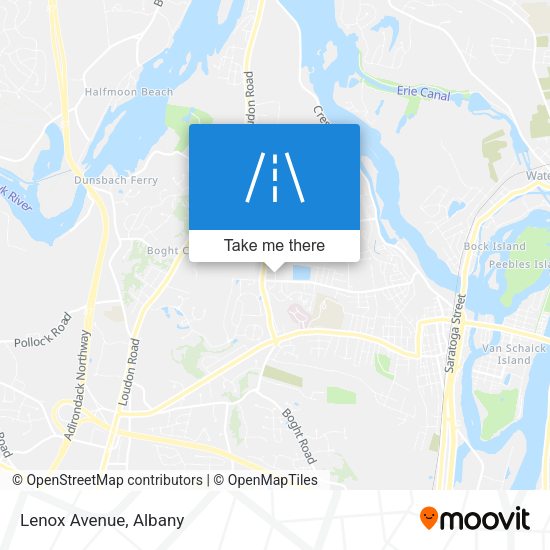 Mapa de Lenox Avenue