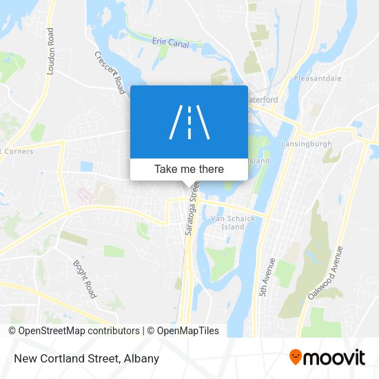 Mapa de New Cortland Street