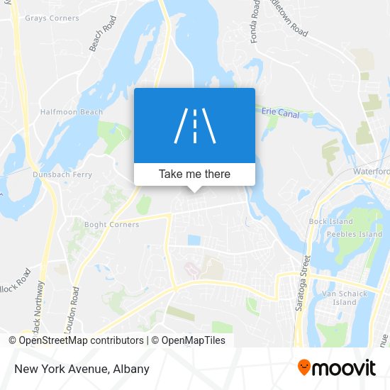 Mapa de New York Avenue