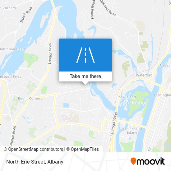 Mapa de North Erie Street