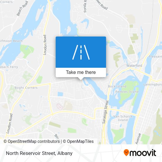 Mapa de North Reservoir Street