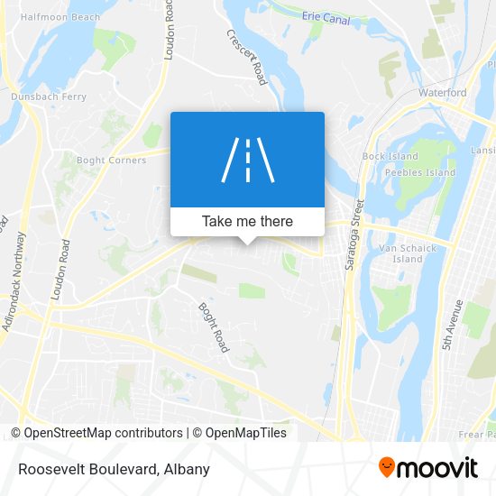 Roosevelt Boulevard map