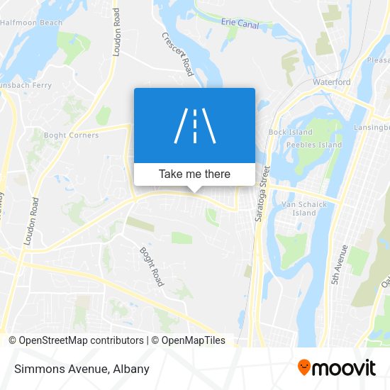 Mapa de Simmons Avenue