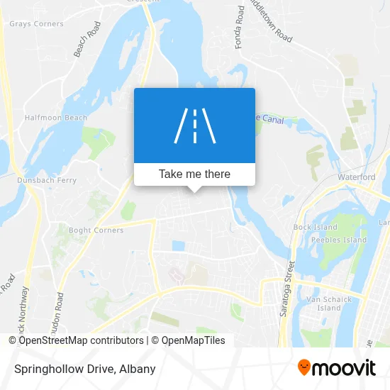 Springhollow Drive map