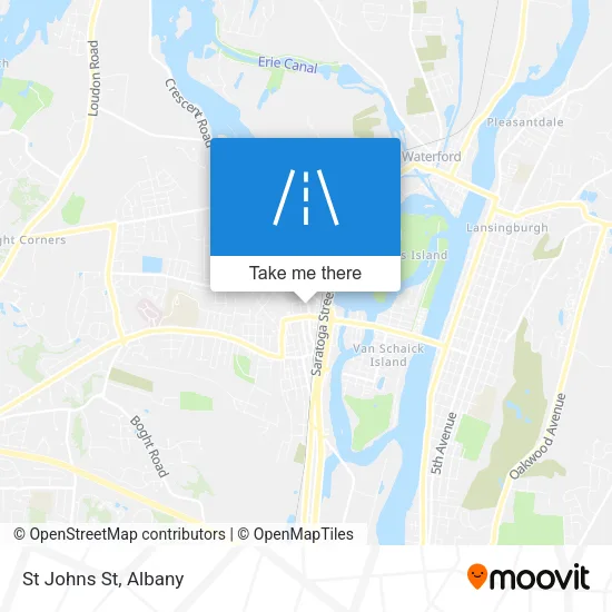 Mapa de St Johns St