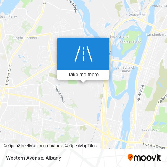Mapa de Western Avenue