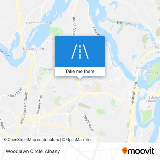 Woodlawn Circle map