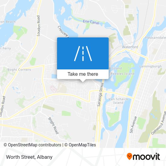 Mapa de Worth Street