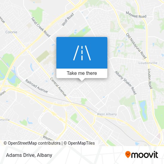 Adams Drive map