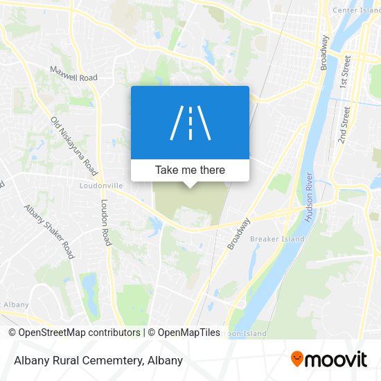 Albany Rural Cememtery map
