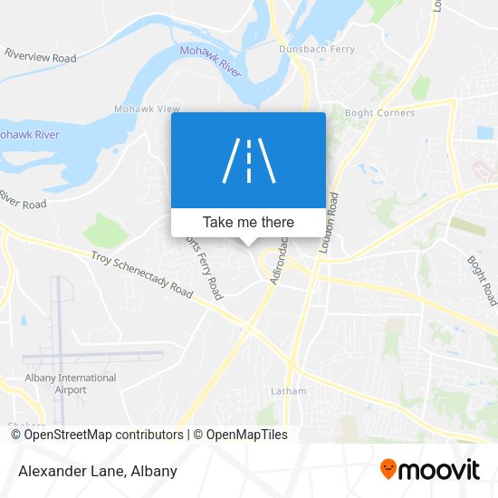Mapa de Alexander Lane