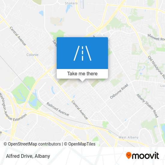 Mapa de Alfred Drive